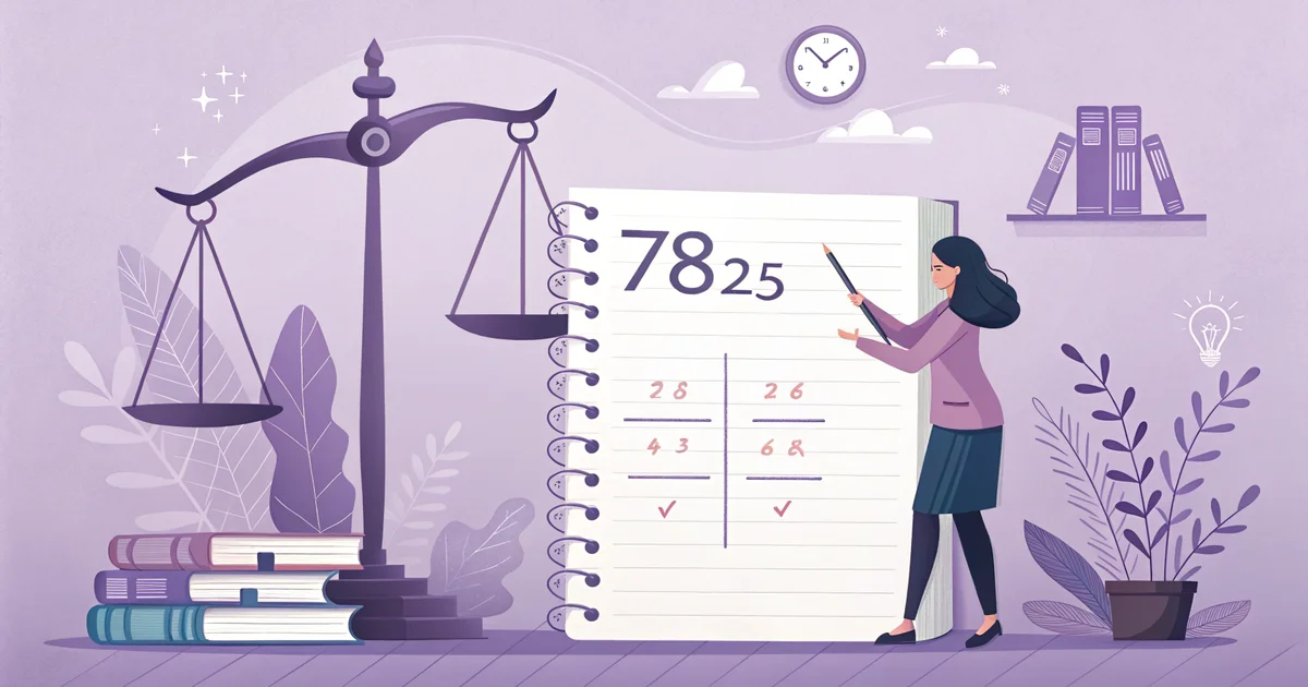 Cahier ouvert avec une équation du premier degré résolue étape par étape, illustration pour exercices corrigés 4ème